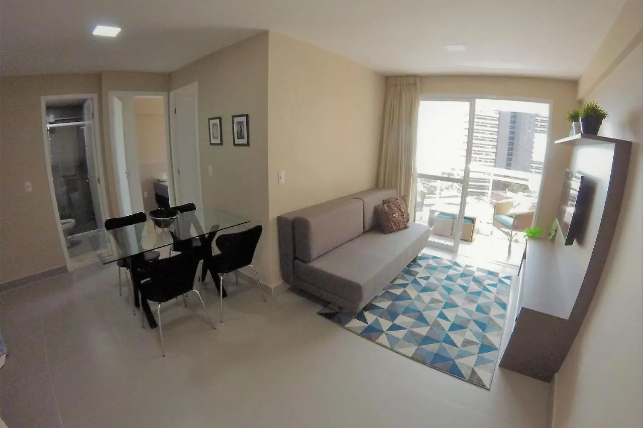 Flat no mais novo edifício conceito com linda vista mar !!! Apartamento Fortaleza