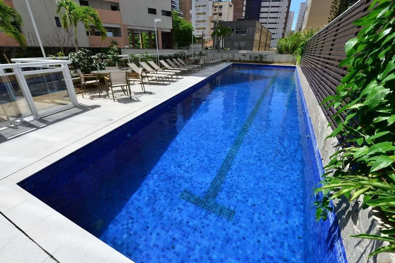 Flat no mais novo edifício conceito com linda vista mar !!! Apartamento Fortaleza